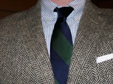 harris-tweed-blazer-buttonr-down-collar-shirt