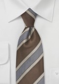 cognac-brown-striped-tie