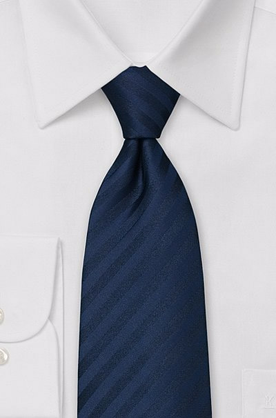 Simple Navy Tie 