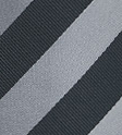 Striped Black and Gray Tie