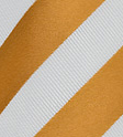 Striped Tie in Orange and White