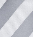 Striped White and Silver Tie