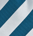 Teal and Silver Striped Tie