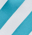 Striped Teal and White Tie