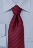 burgundy-red-necktie