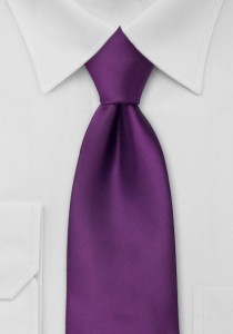 Solid Kids Necktie in Berry Purple