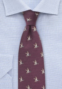 maroon-duck-hunting-necktie
