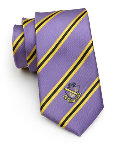 Custom Made Fraternity Logo Skinny Necktie