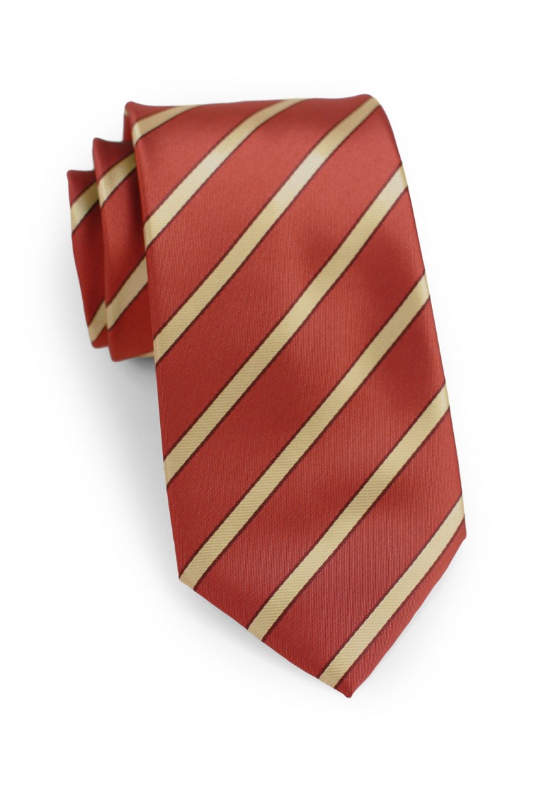 custom striped necktie for men