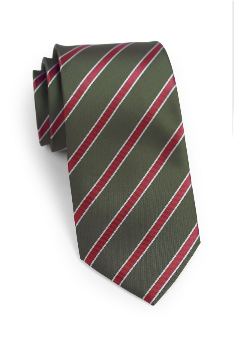 custom striped mens tie