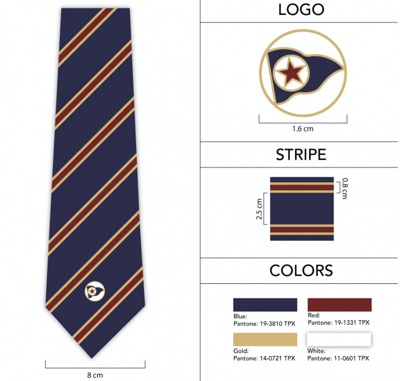 pennant necktie