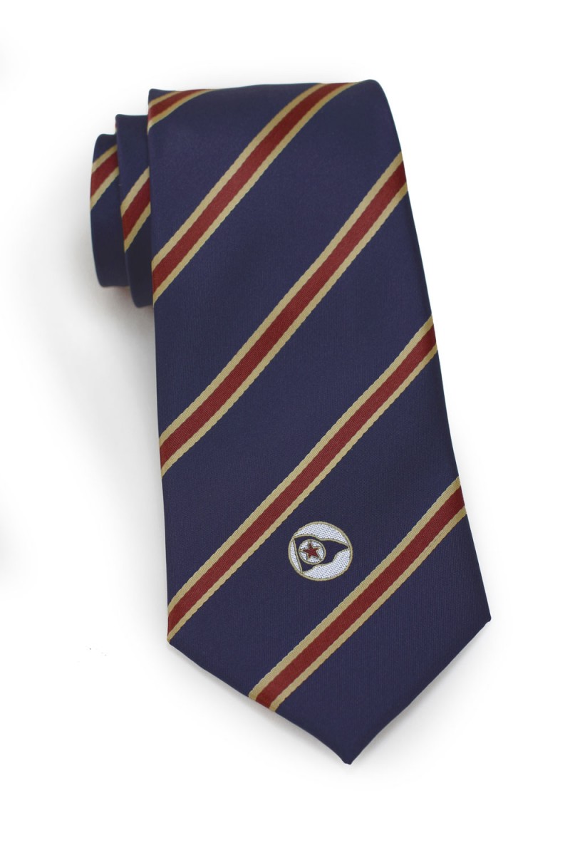 sailing pennant custom silk tie