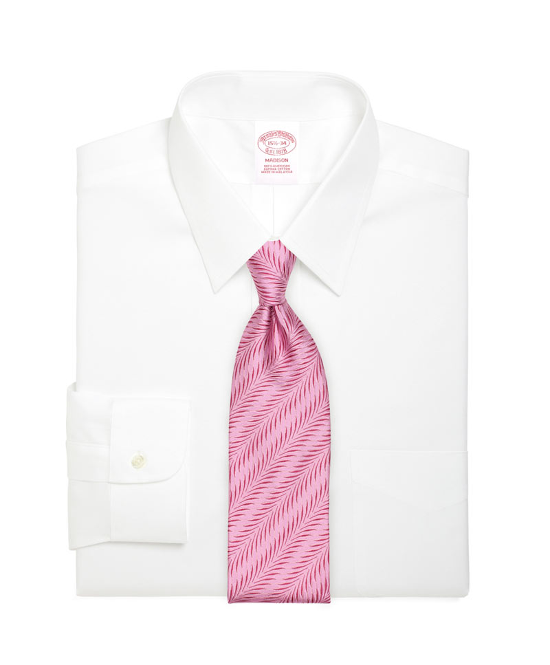 Texturized Tie in Carnation Pink