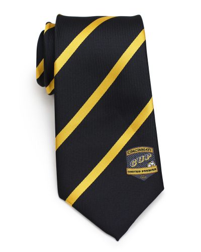 custom logo necktie for Cincinnati Cup soccer team