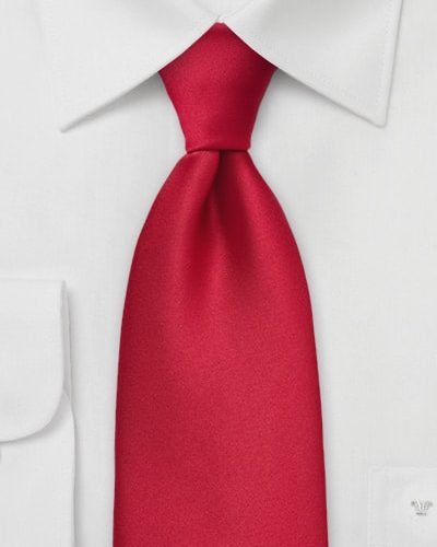 Cherry Red Power Tie
