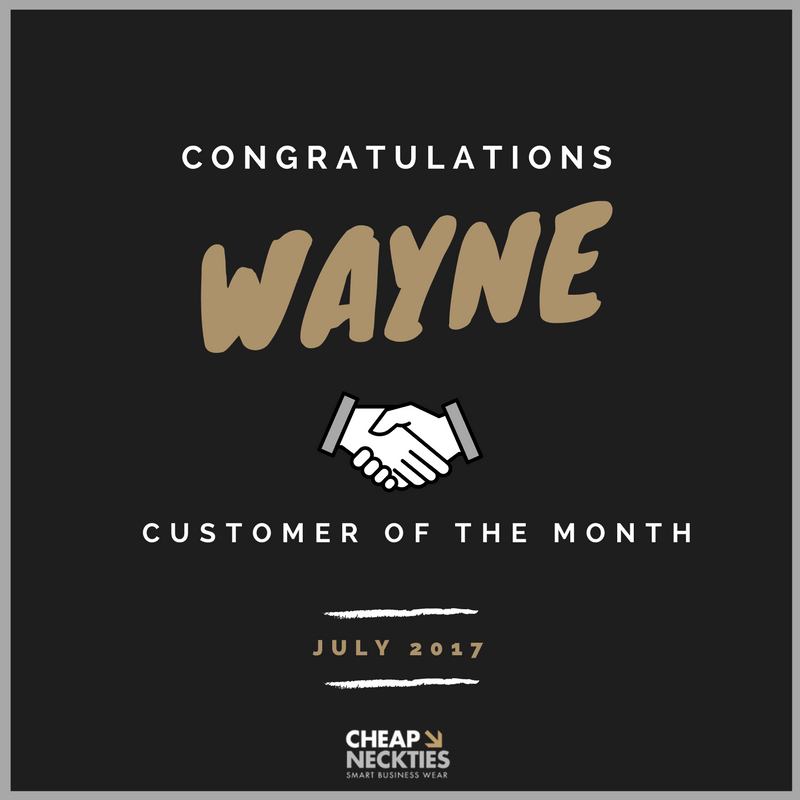 Congrats To Our July Customer of the Month