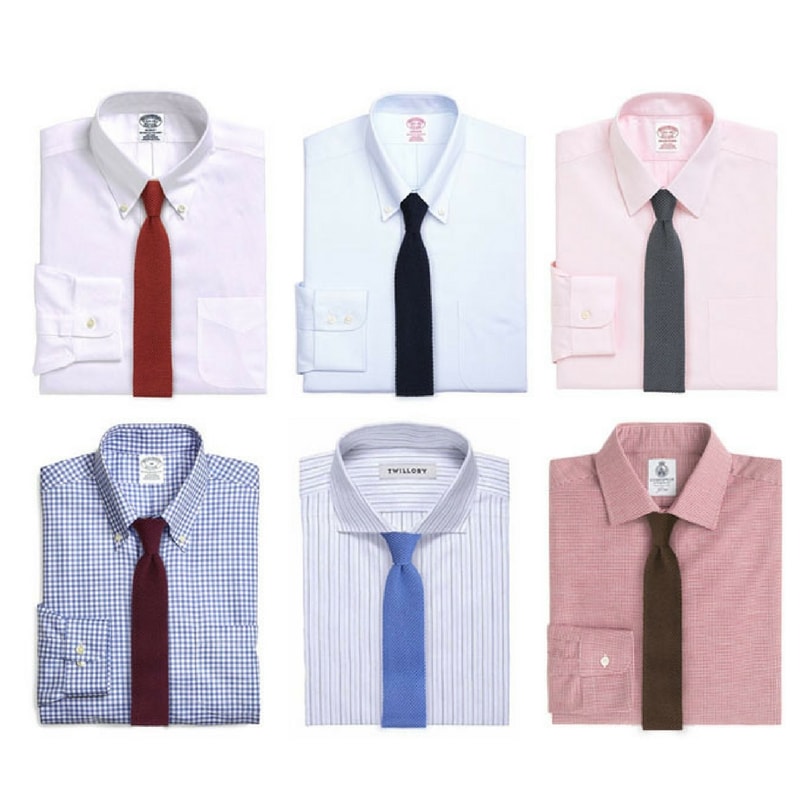 What To Wear With Solid Color Knit Ties