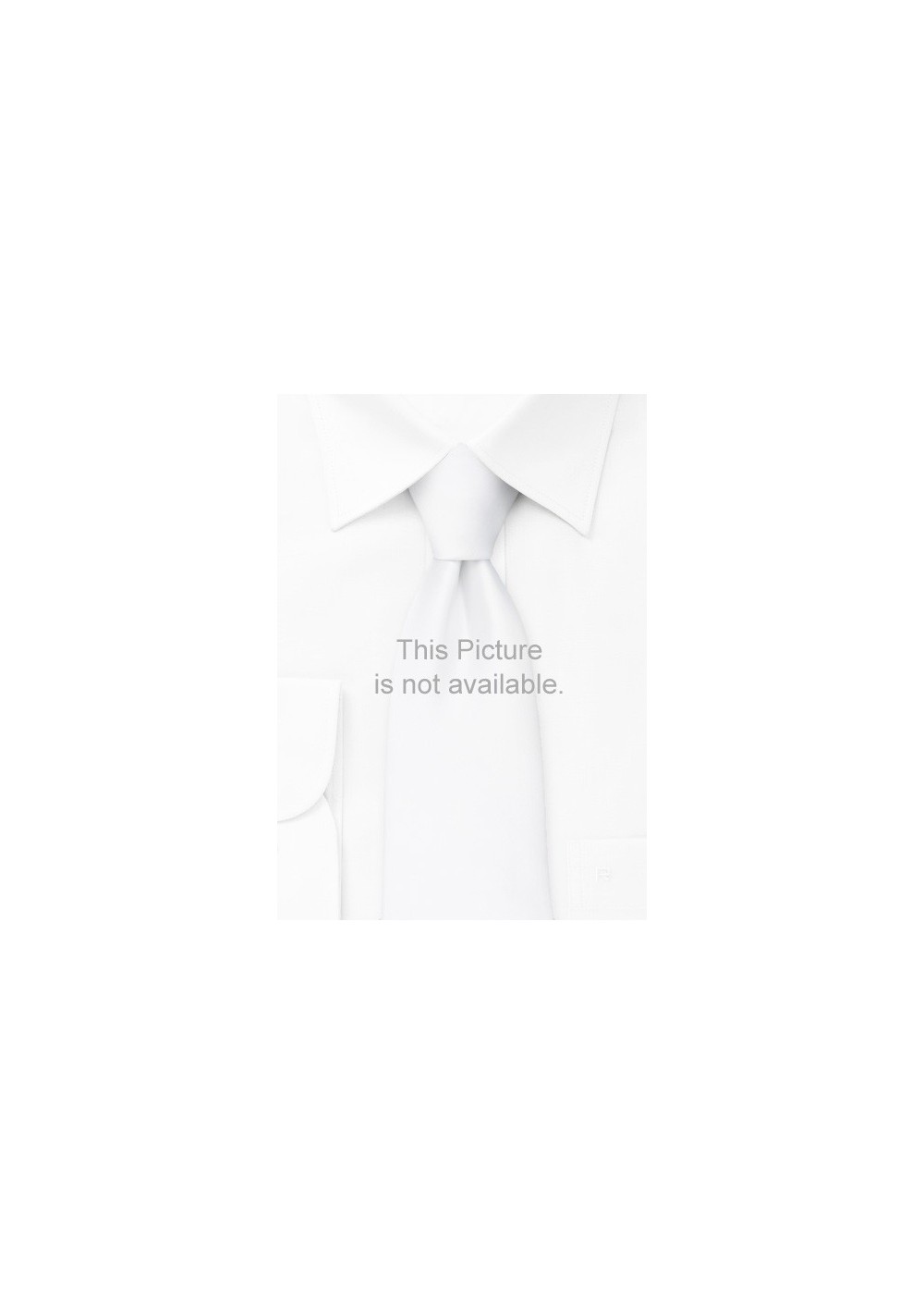 Solid color beige silk tie