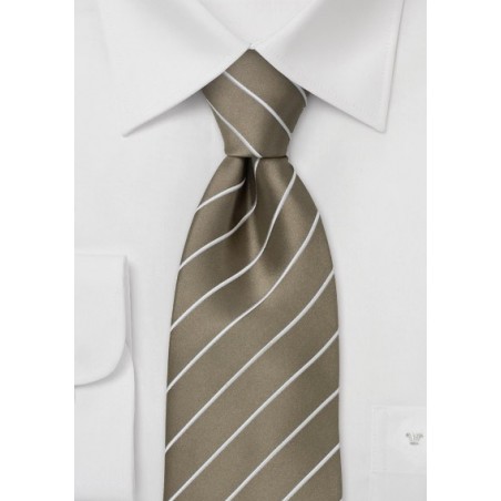 Elegant Business Tie -  Golden-Brown Color