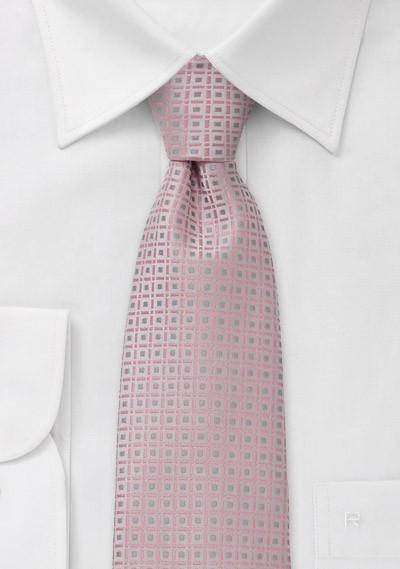 Discount men's ties - Elegant pink necktie | Cheap-Neckties.com