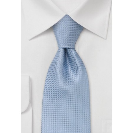 Light blue silk tie