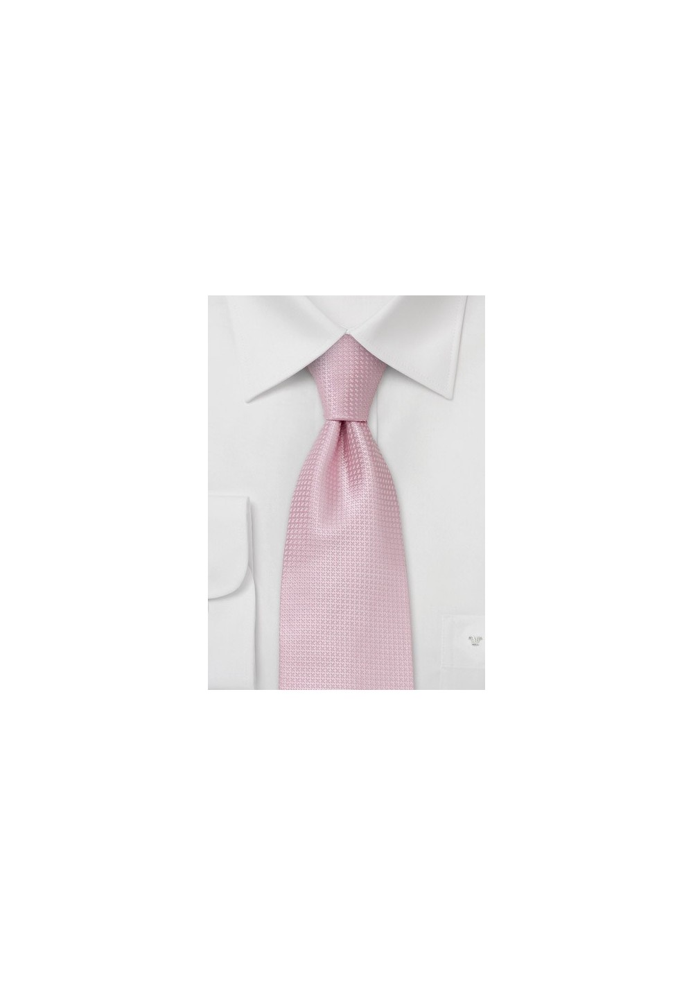 Pink Extra Long Ties - Light Pink Necktie in XL