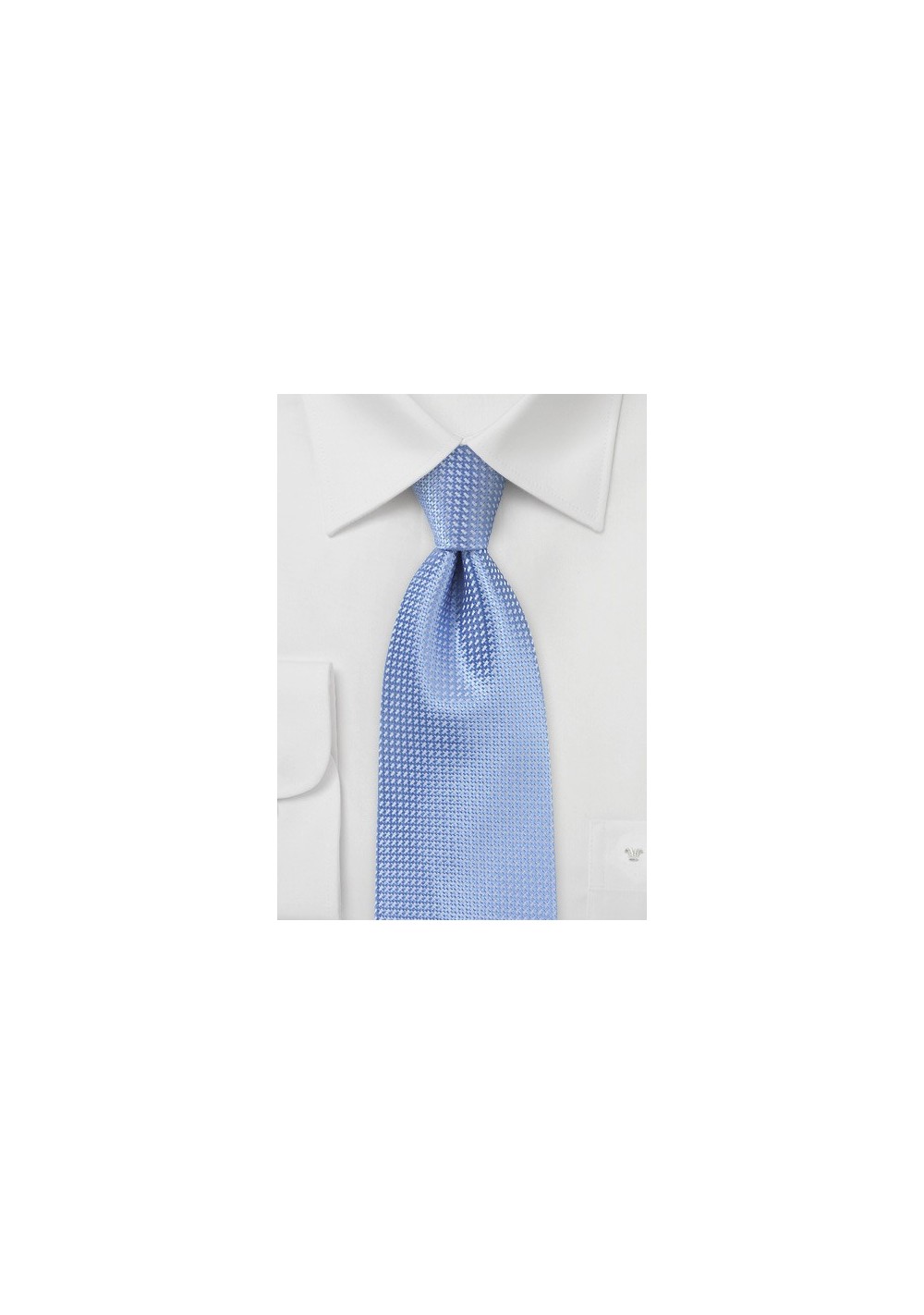 Blue Extra Long Ties - Sky blue XL necktie