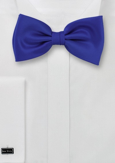 Bow ties -  Solid color bow tie in Royal blue color