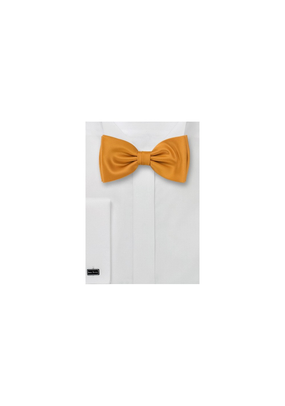 Solid color bow ties - Amber-yellow bow tie