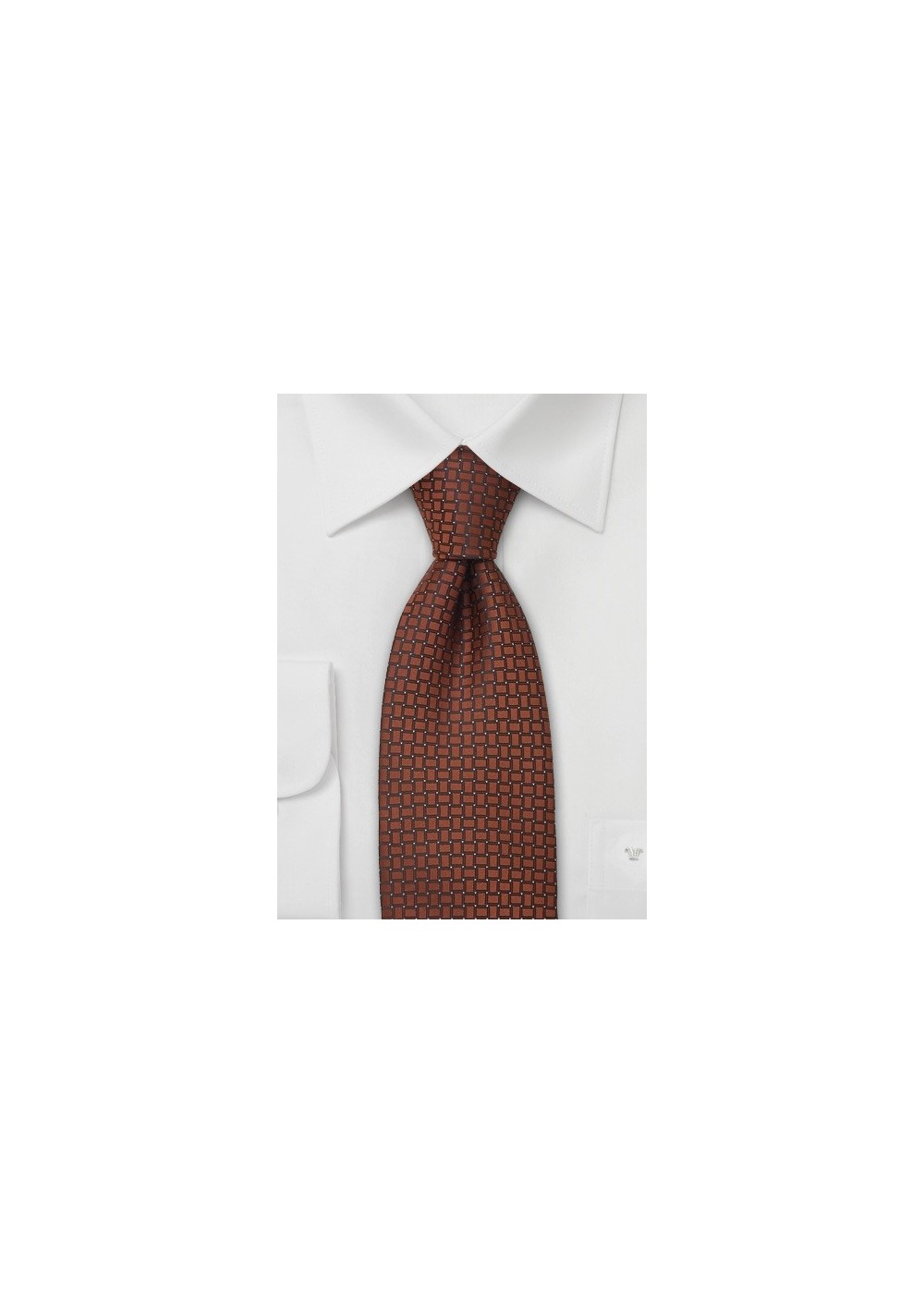 Neckties - Copper-brown tie