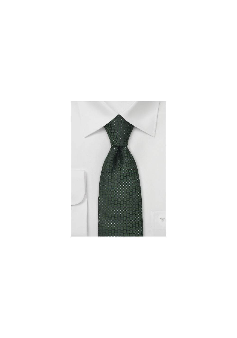 Men's Neckties - Dark green tie