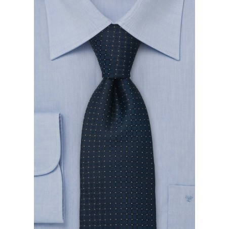 Men\'s Neckties - Midnight blue tie