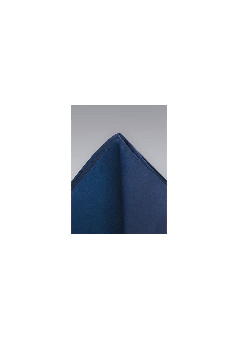 Pocket Squares - Solid color dark blue hankie