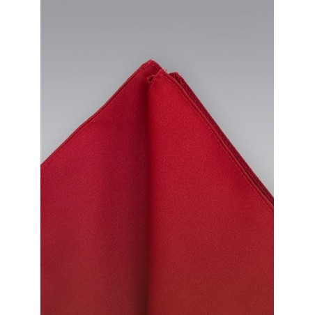 Pocket squares -  Cherry red pocket square