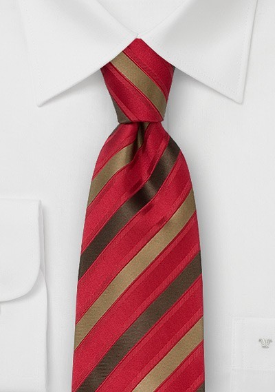 Striped Mens Ties - Italian Striped Tie "Verona" by Parsley