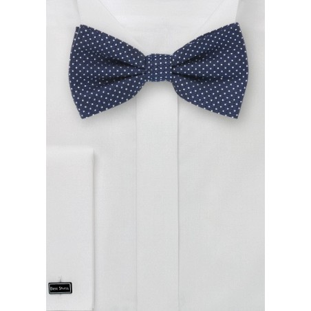 Blue Bow Ties - Bow Tie & Matching Pocket Square