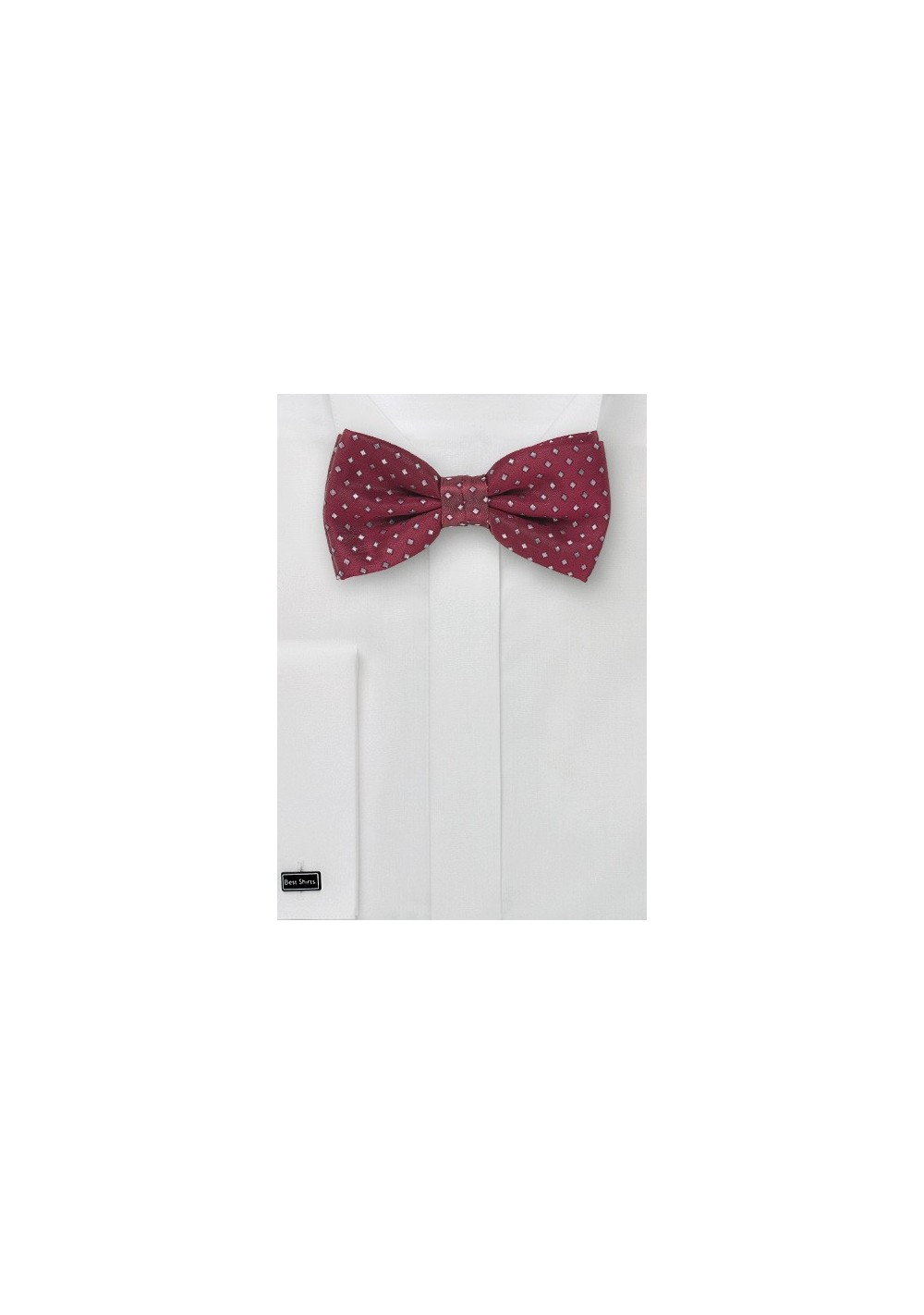 Red Bow Ties - Bow Tie & Matching Pocket Square Set