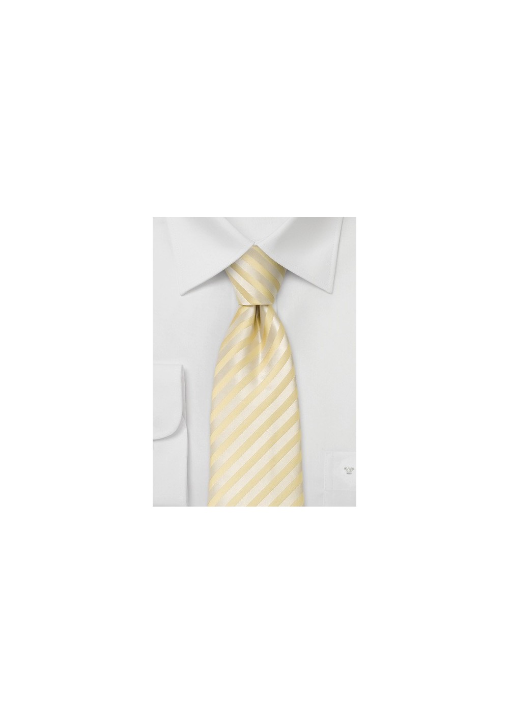 Light Yellow Silk Tie
