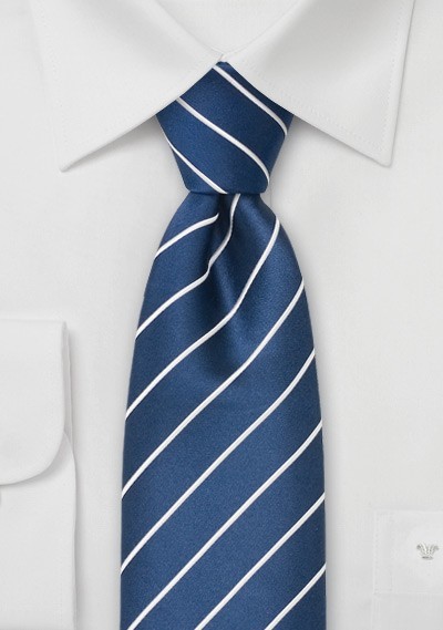 Blue Silk Neckties - Sapphire blue tie