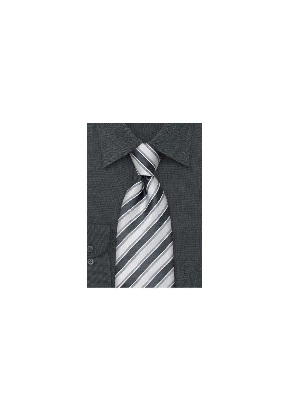 Formal Striped Ties - Striped Necktie "Verona" by Parsley