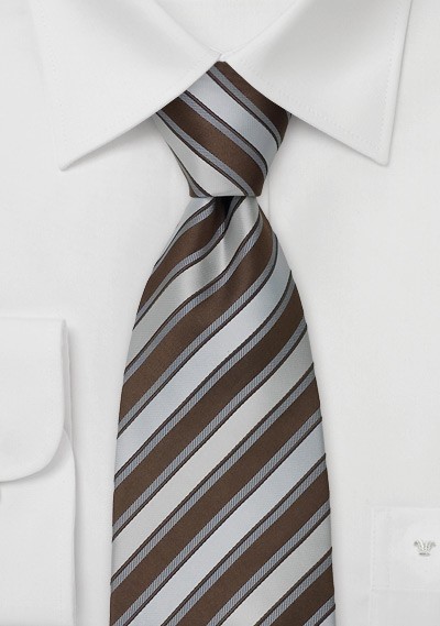 Striped Designer Ties - Striped Necktie "Verona" by Parsley