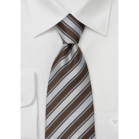 Striped Designer Ties - Striped Necktie "Verona" by Parsley