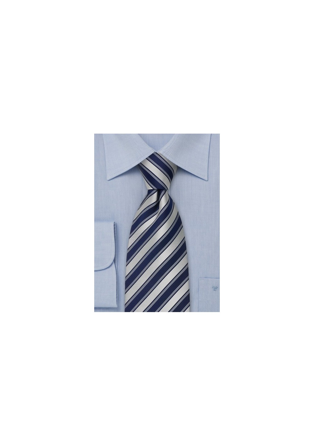 Modern Striped Neckties - Striped Tie "Verona" by Parsley