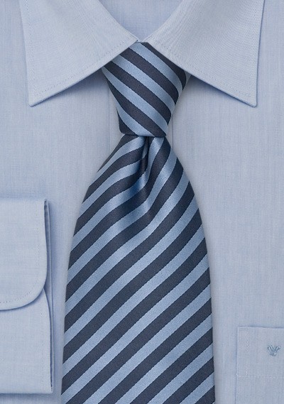 Kids Silk Ties - Blue Silk Tie For Kids