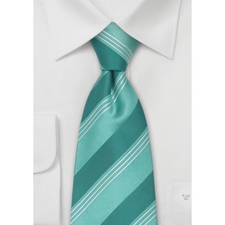 Extra Long Designer Ties - Moss Green XL Tie by Cavallieri