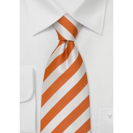 Striped Extra Long Mens Ties - Striped Necktie "Identity" by Parsley
