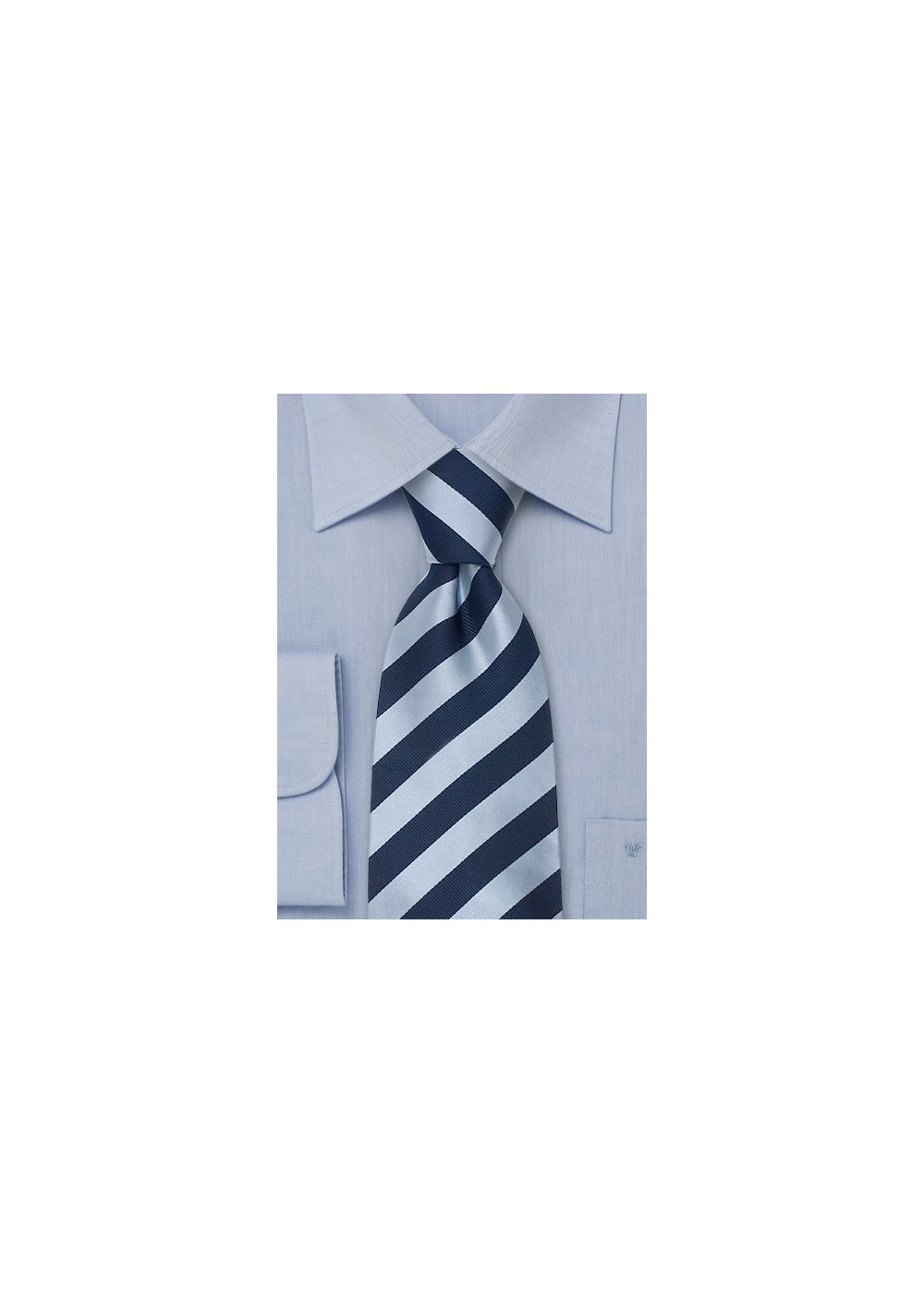 Striped XL Neckties - Striped Tie "Identity" by Parsley