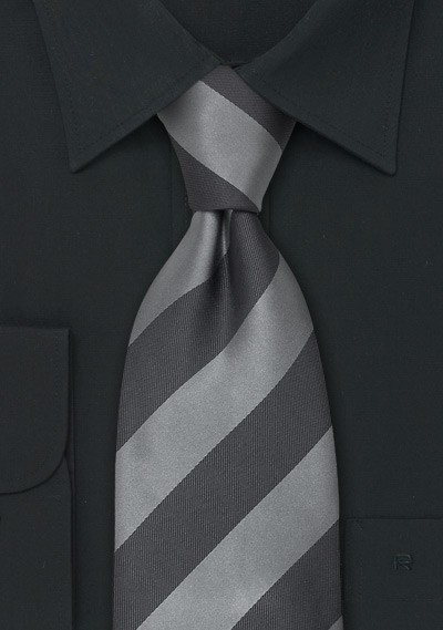 Extra Long Ties - Striped XL Tie "Lighthouse" by Parsley
