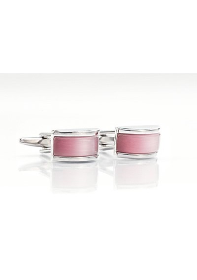 Modern Pink Cufflinks - Designer cufflinks by Mont Pellier