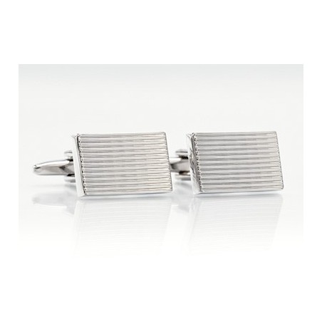 Plain Silver Cufflinks - Classic silver cufflinks by Mont Pellier